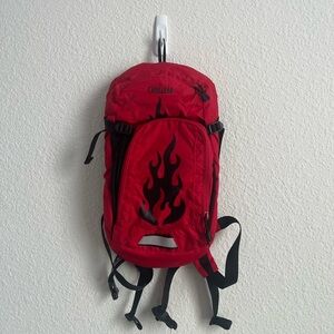 CamelBak Red and Black Backpack Durable Design